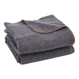 VEVOR Wool Camping Blanket, Large Warm Stadium Blanket, Waterproof & Windproof, Flame Retardant, Great for Outdoors, Picnics, Hiking, Sports Even (Default: Default)